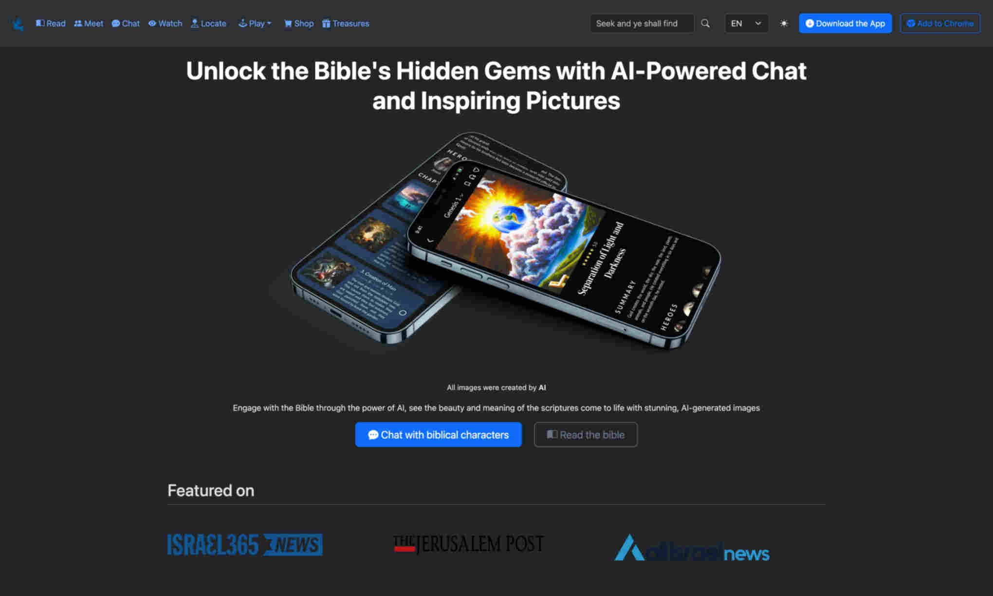 AI Bible Homepage