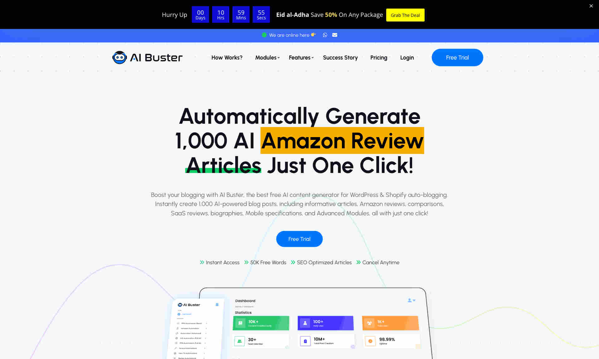 AI Buster Homepage