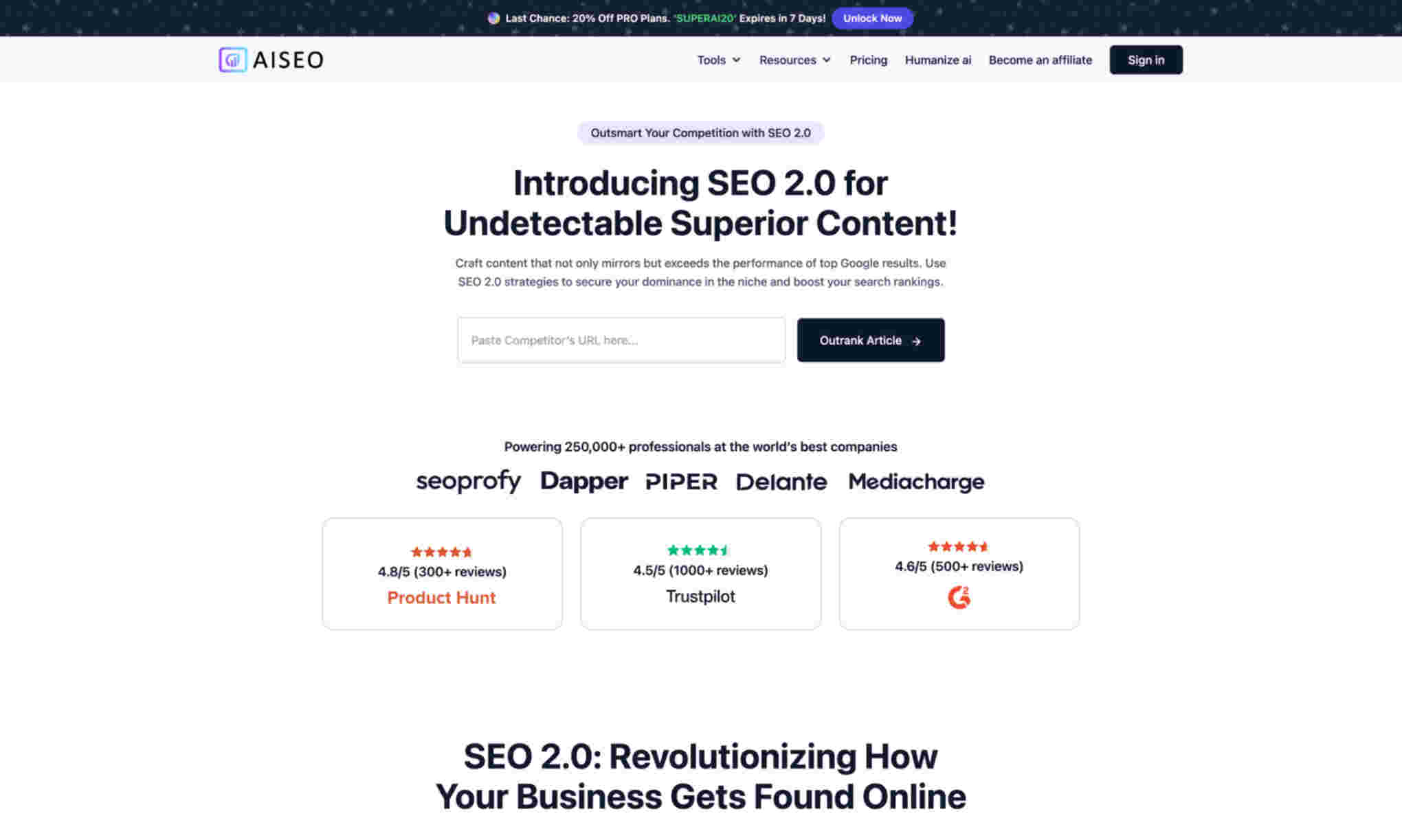 AISEO Homepage