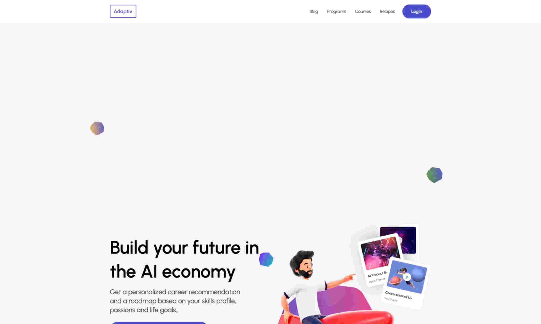 Adaptiv Homepage