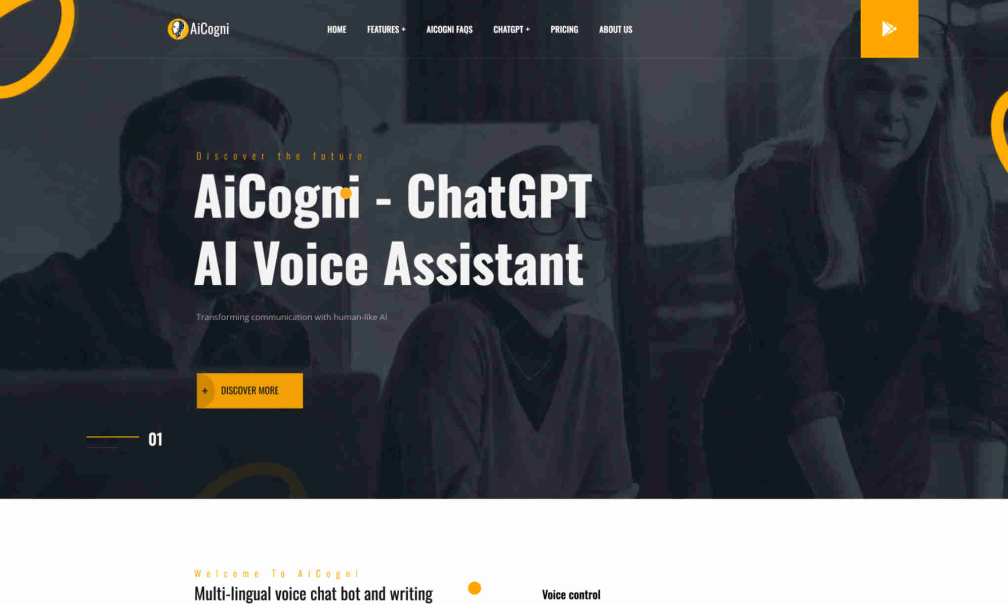 AiCogni Homepage