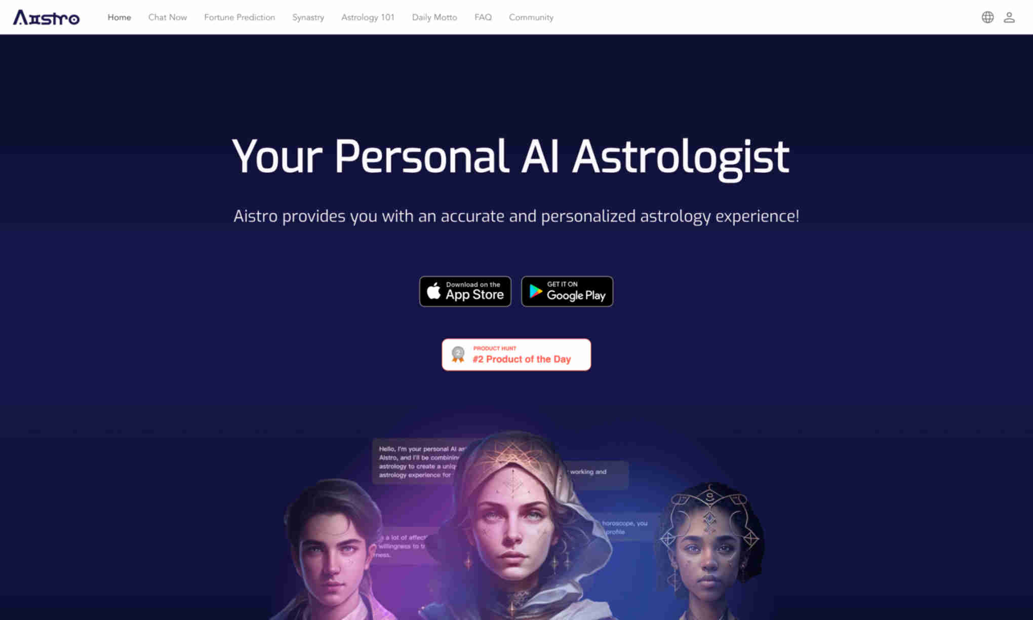 Aistro Homepage