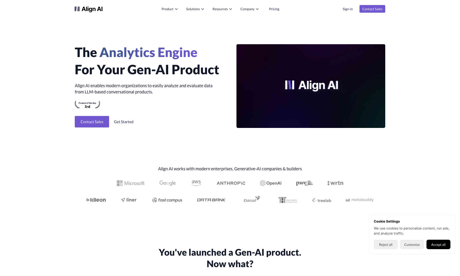 Align AI Homepage