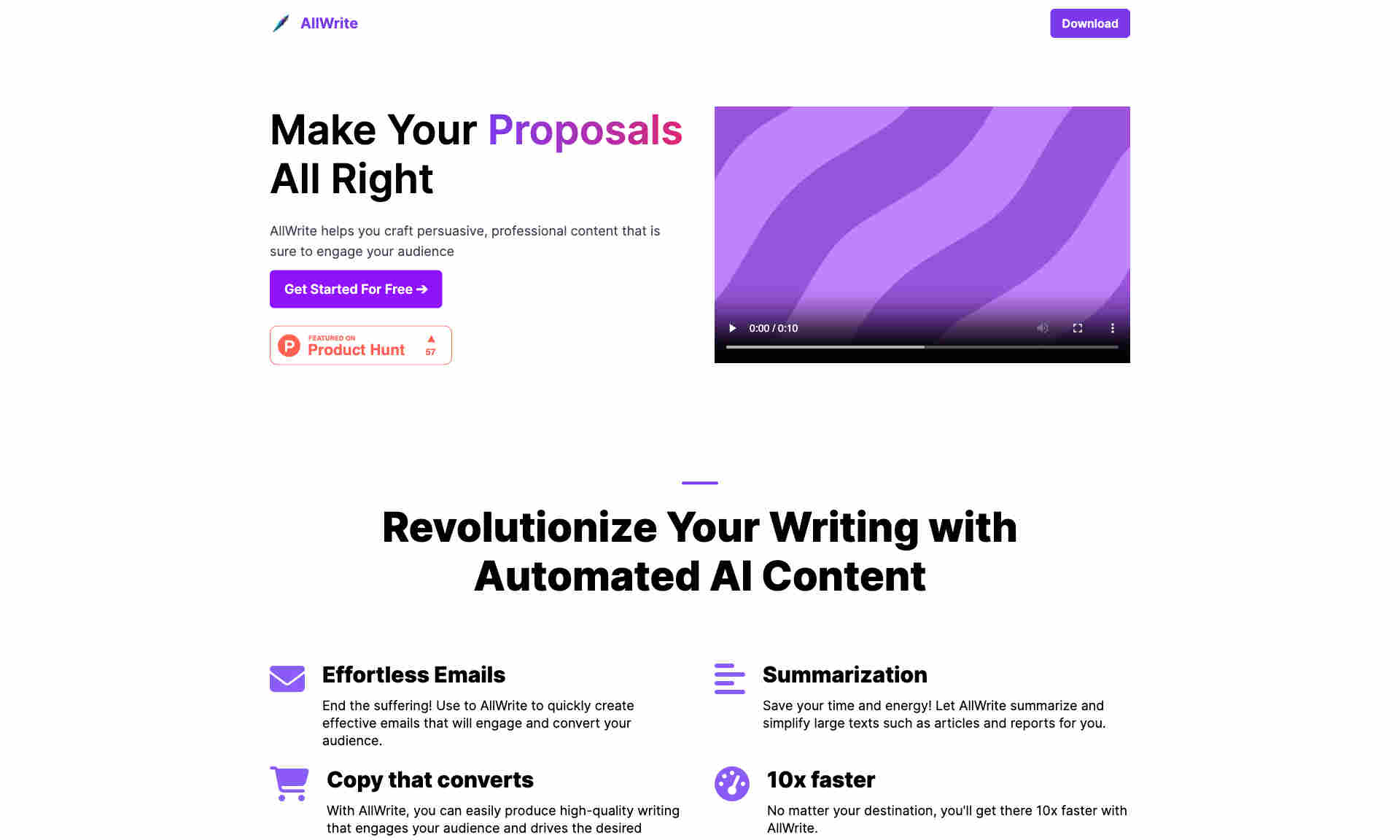 AllWrite Homepage