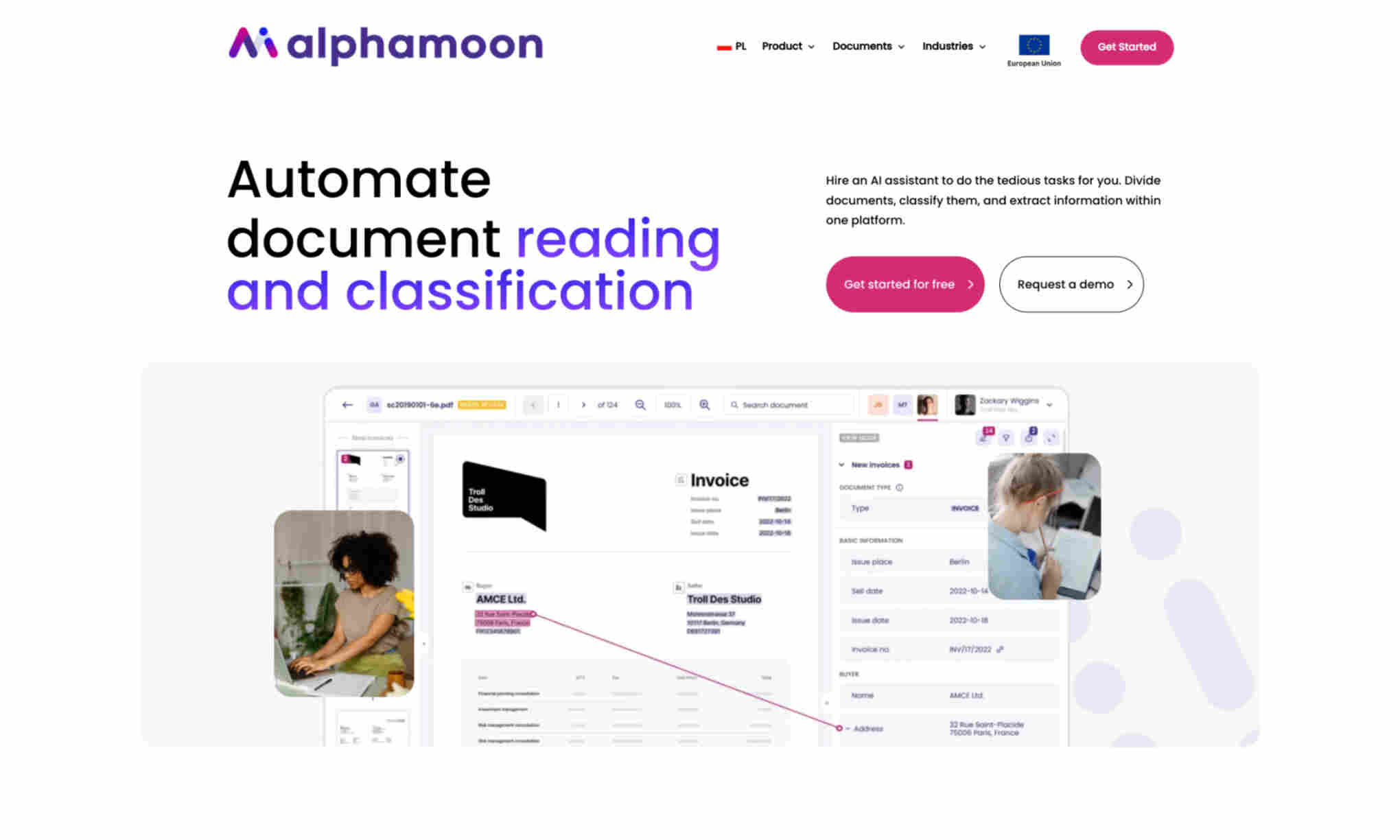 Alphamoon Homepage