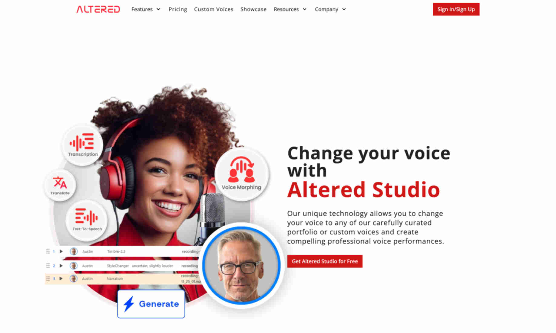 Altered Studio Homepage