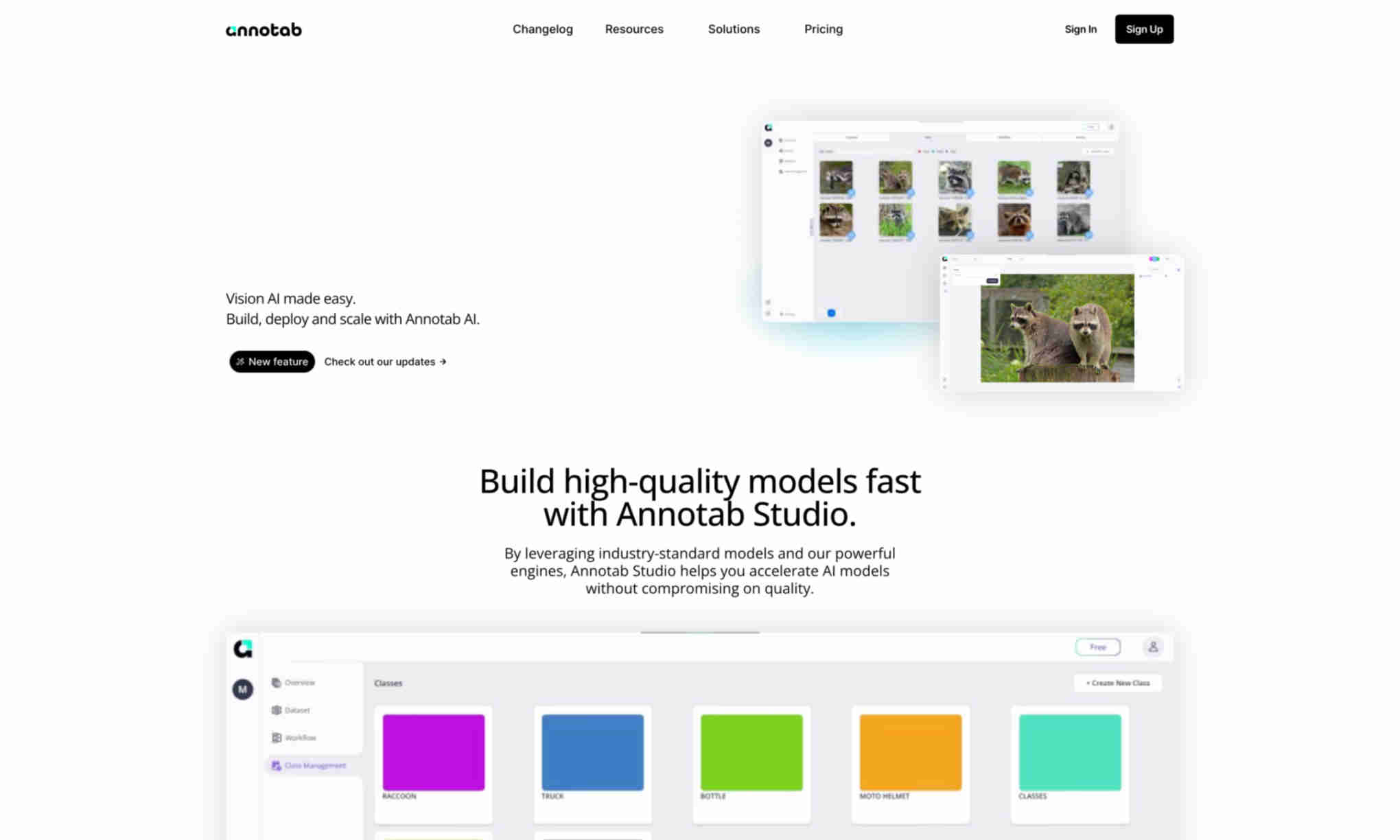 Annotab Studio Homepage