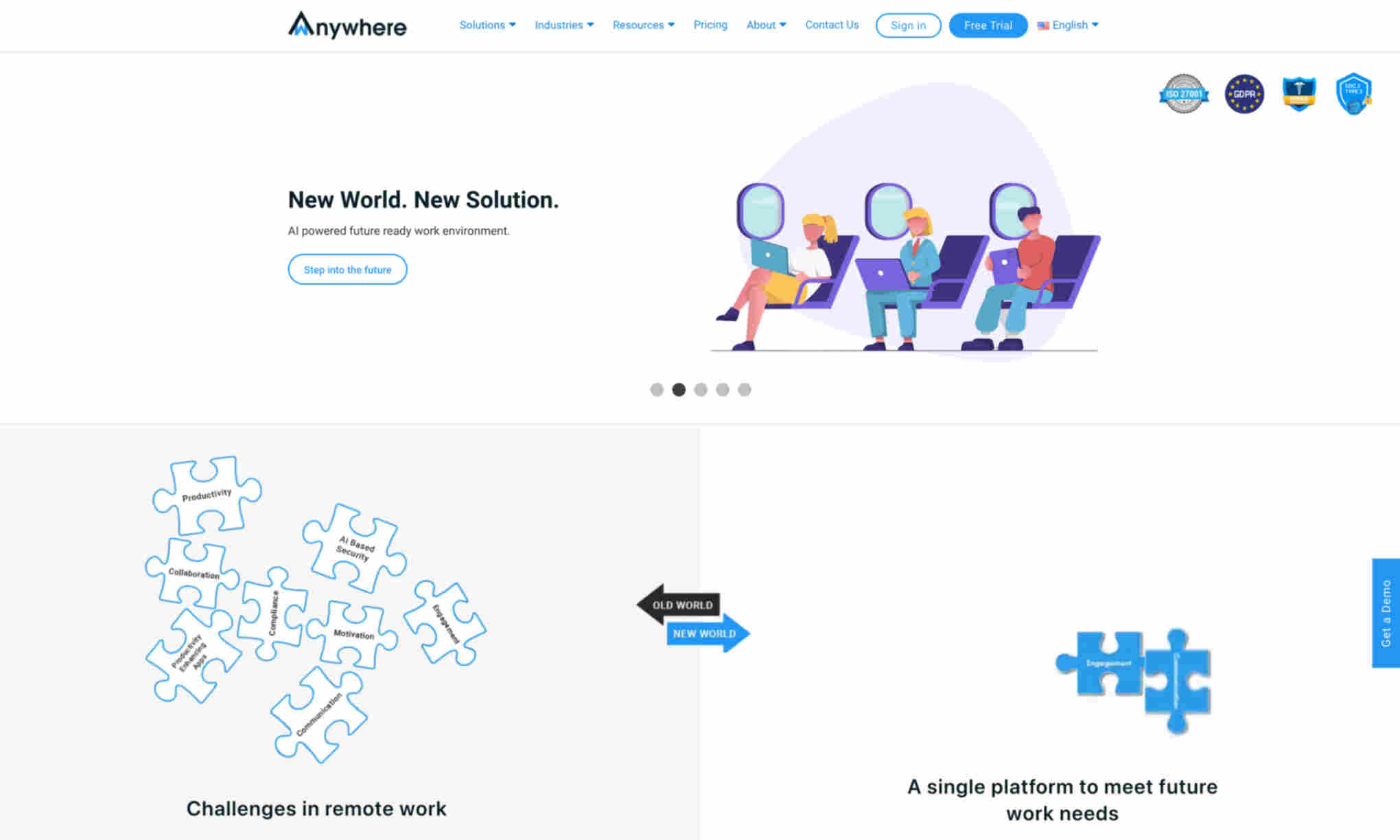 Anywhere Homepage