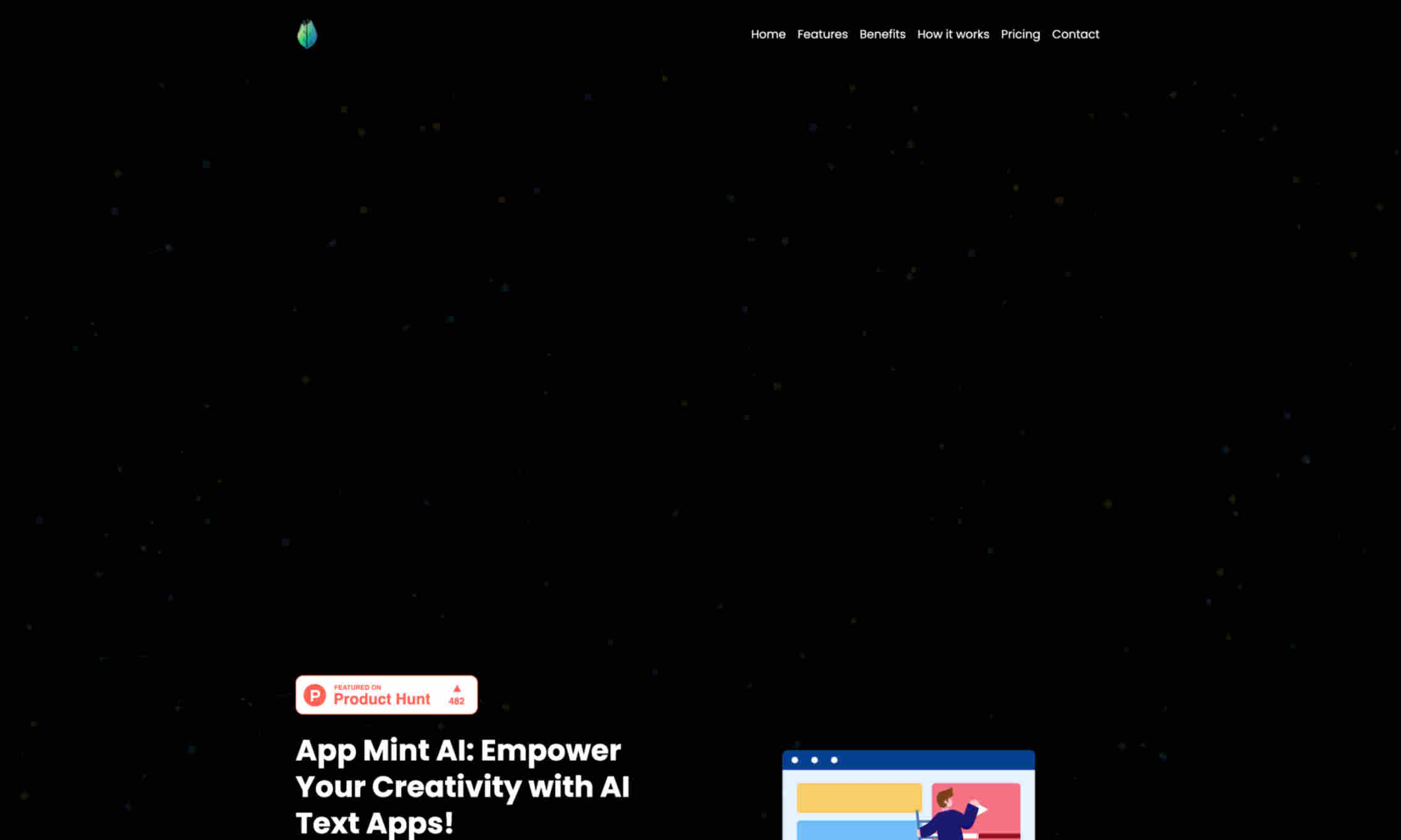 App Mint AI Homepage