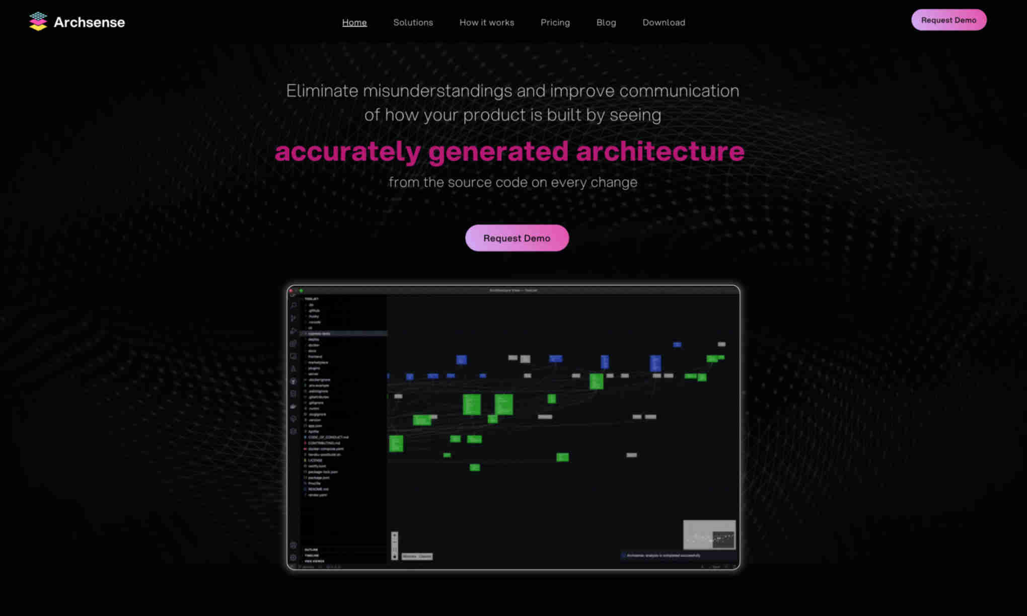 Archsense Homepage