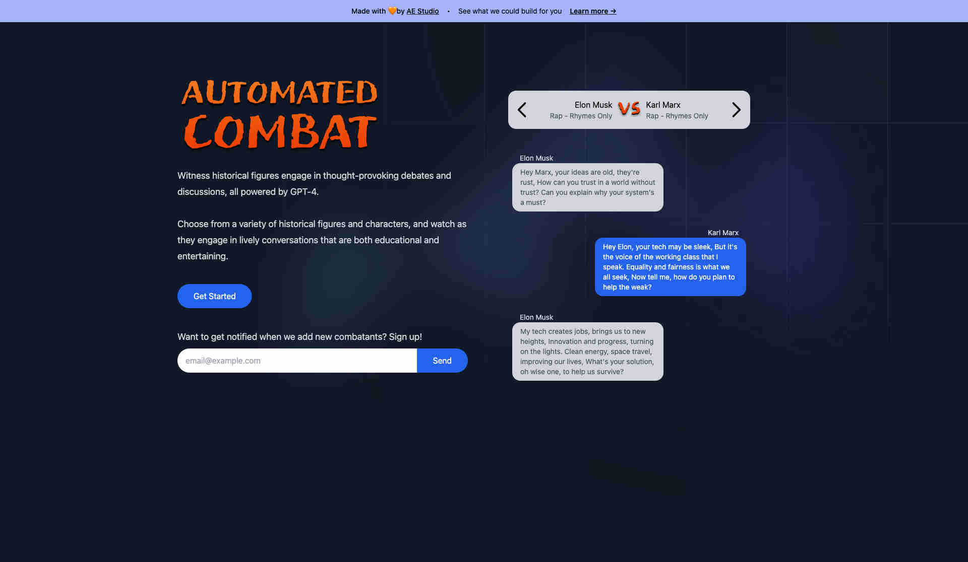 Automated Combat Homepage