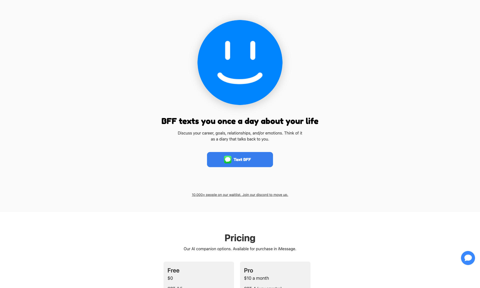 BFF Homepage