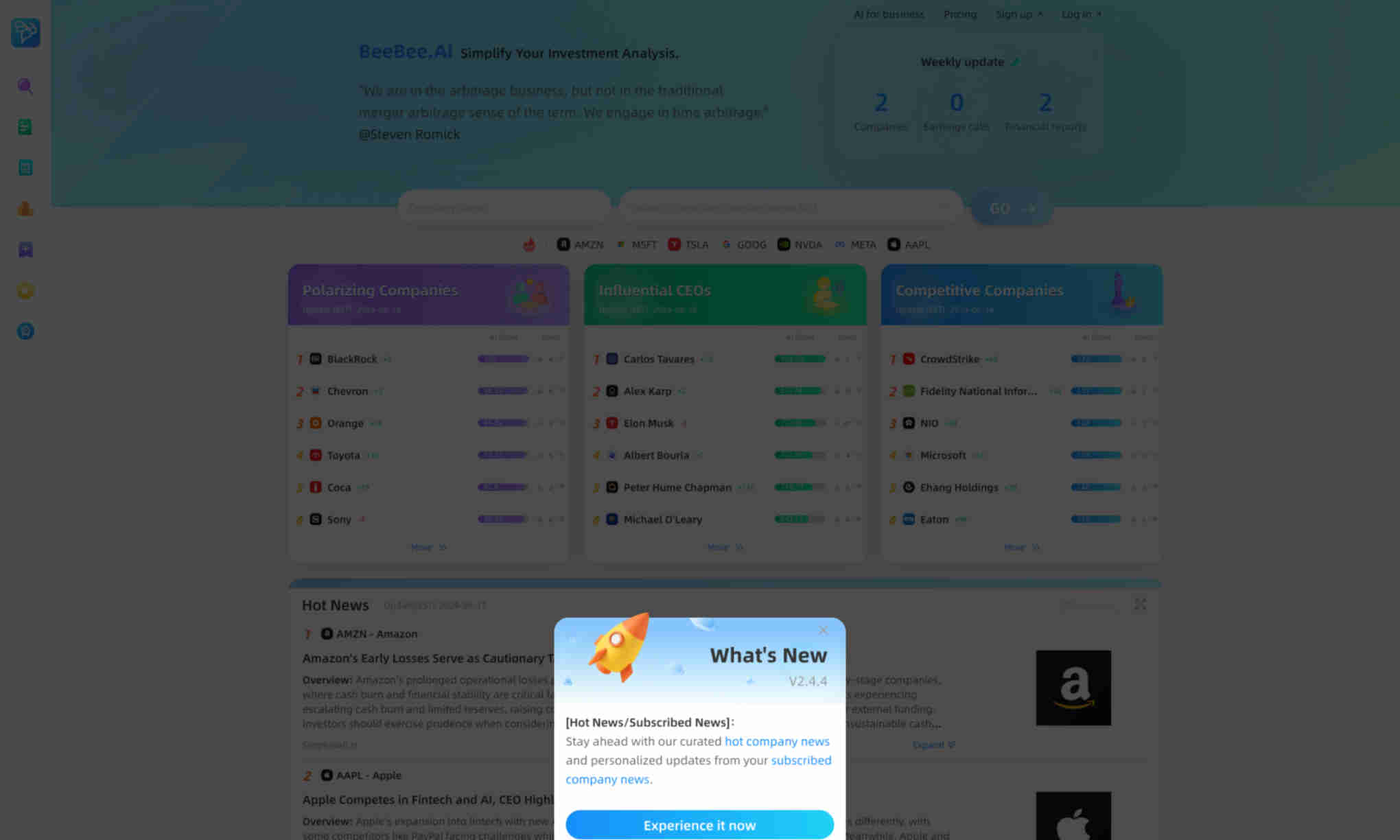 BeeBee.AI Homepage