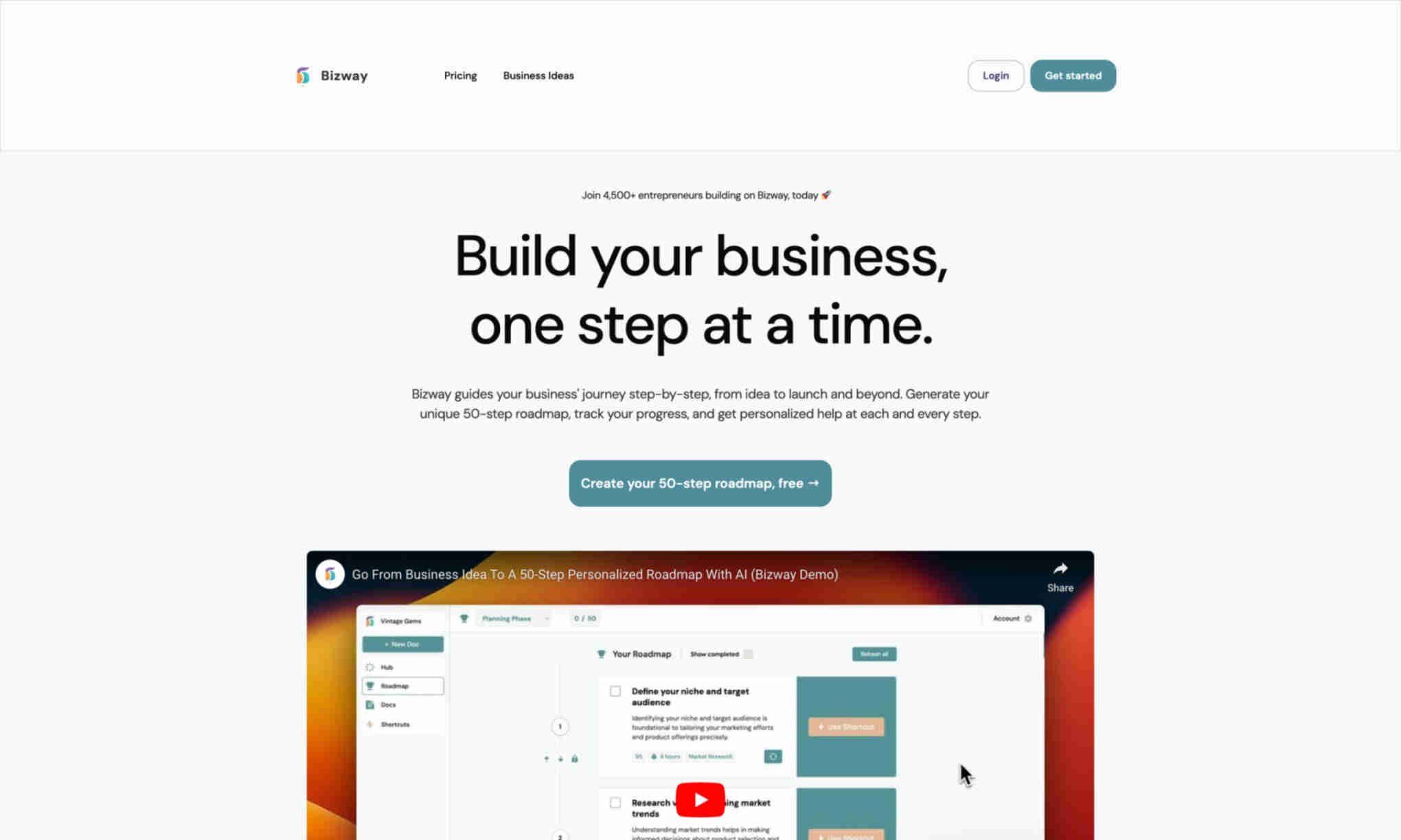 Bizway Homepage