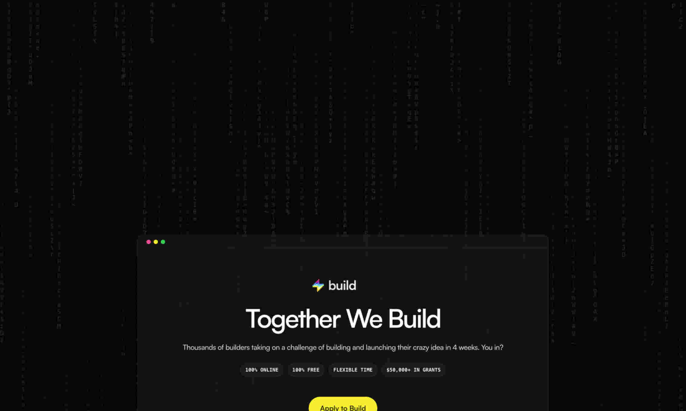 Build Homepage