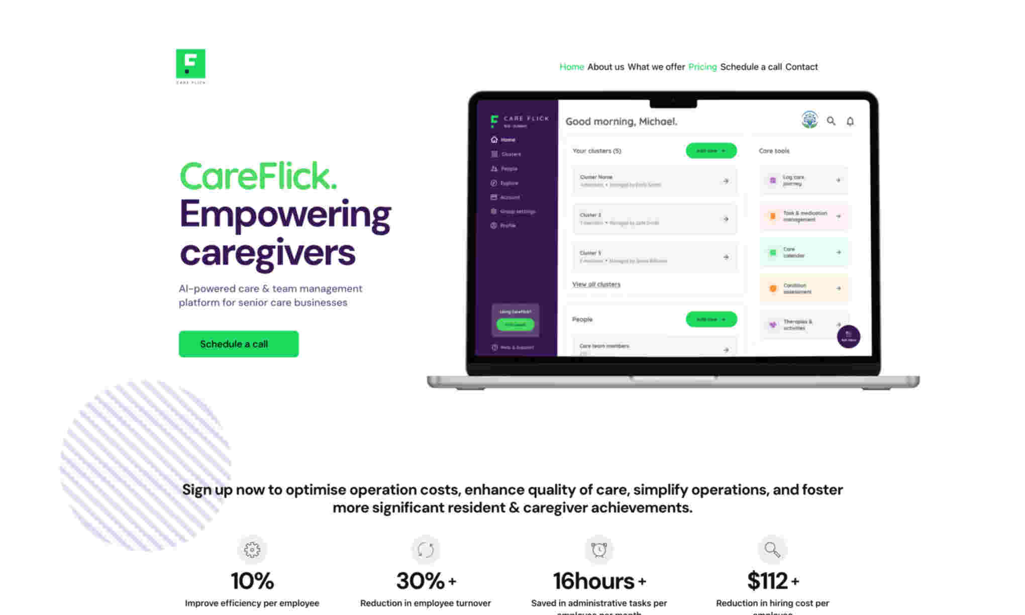 CareFlick Homepage