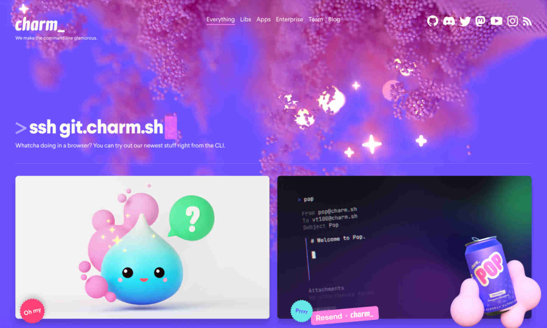 Charm Homepage