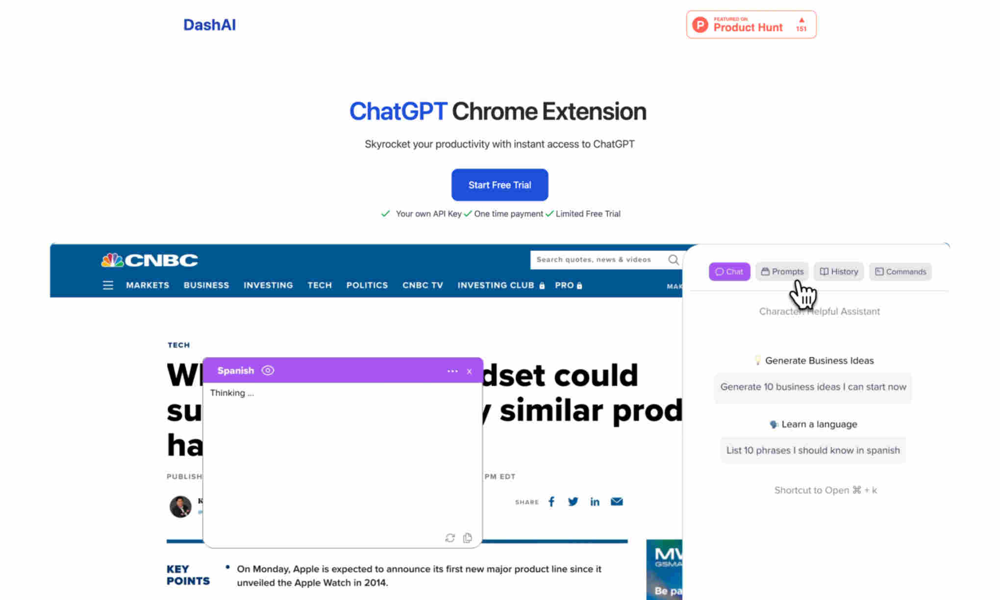 ChatGPT Chrome Extension Homepage