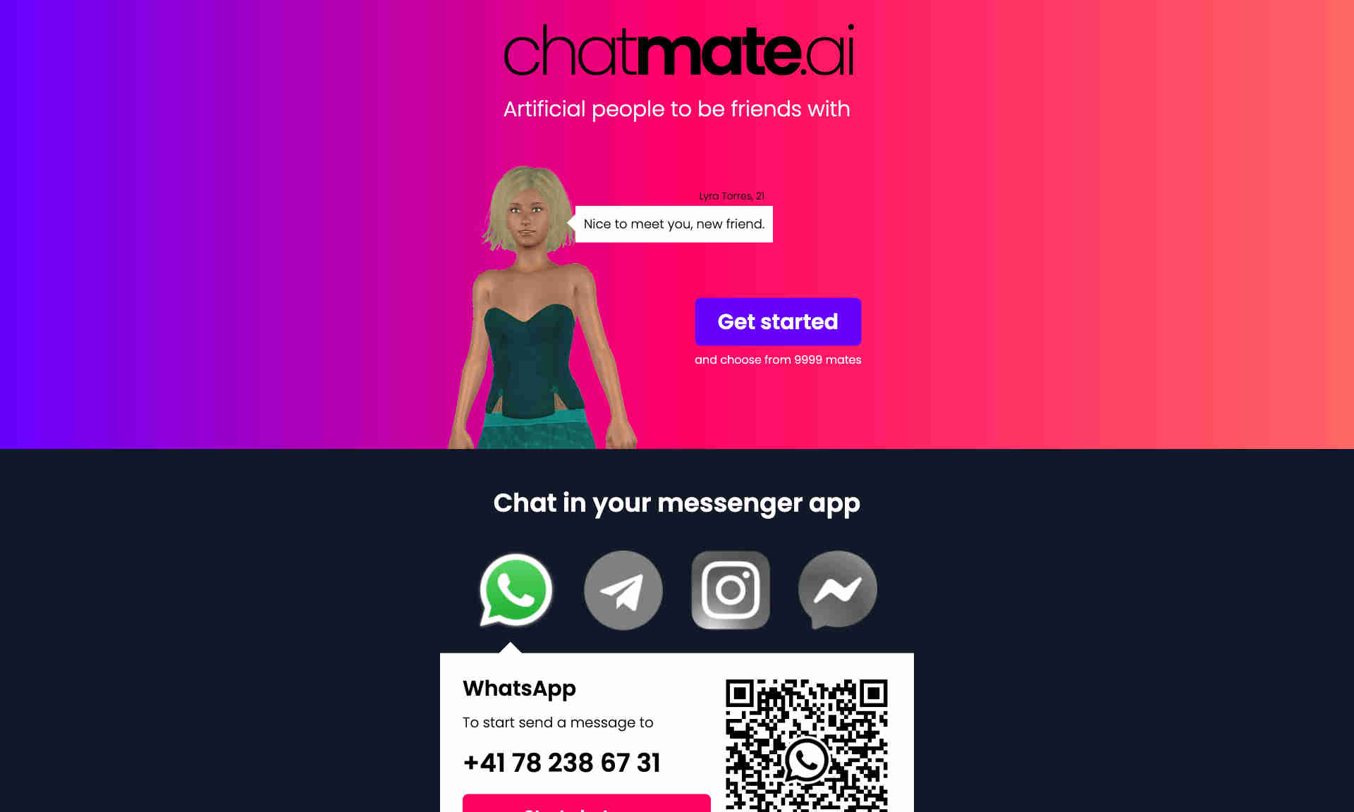 ChatMate.ai Homepage