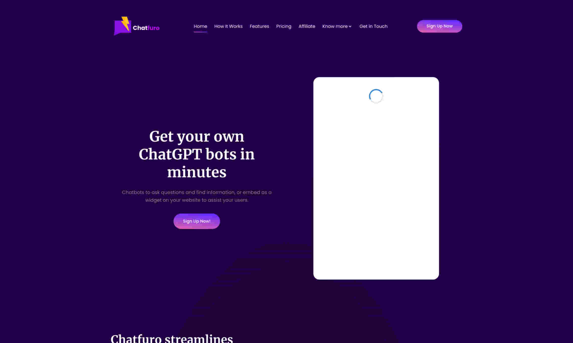 Chatfuro Homepage