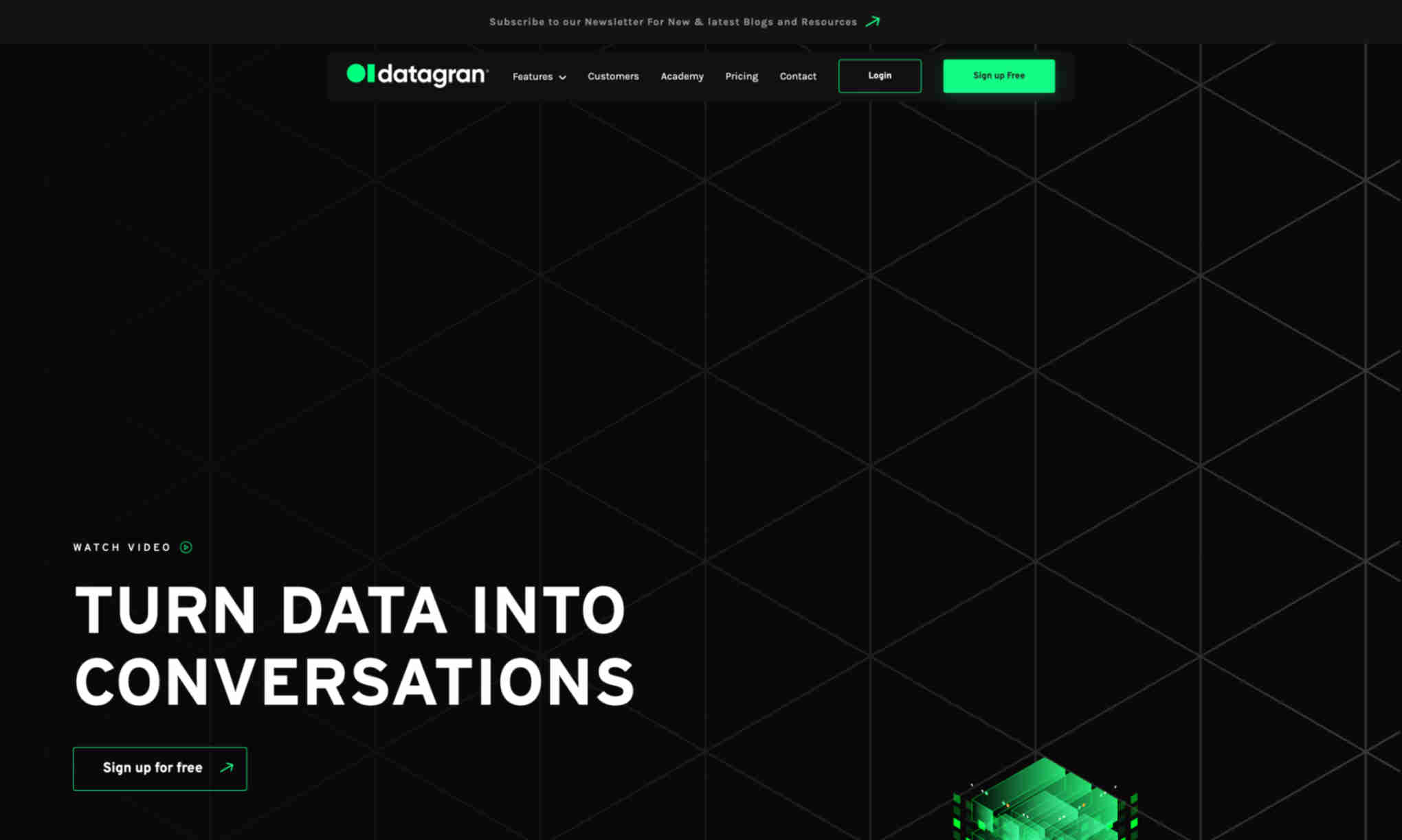 Datagran Homepage