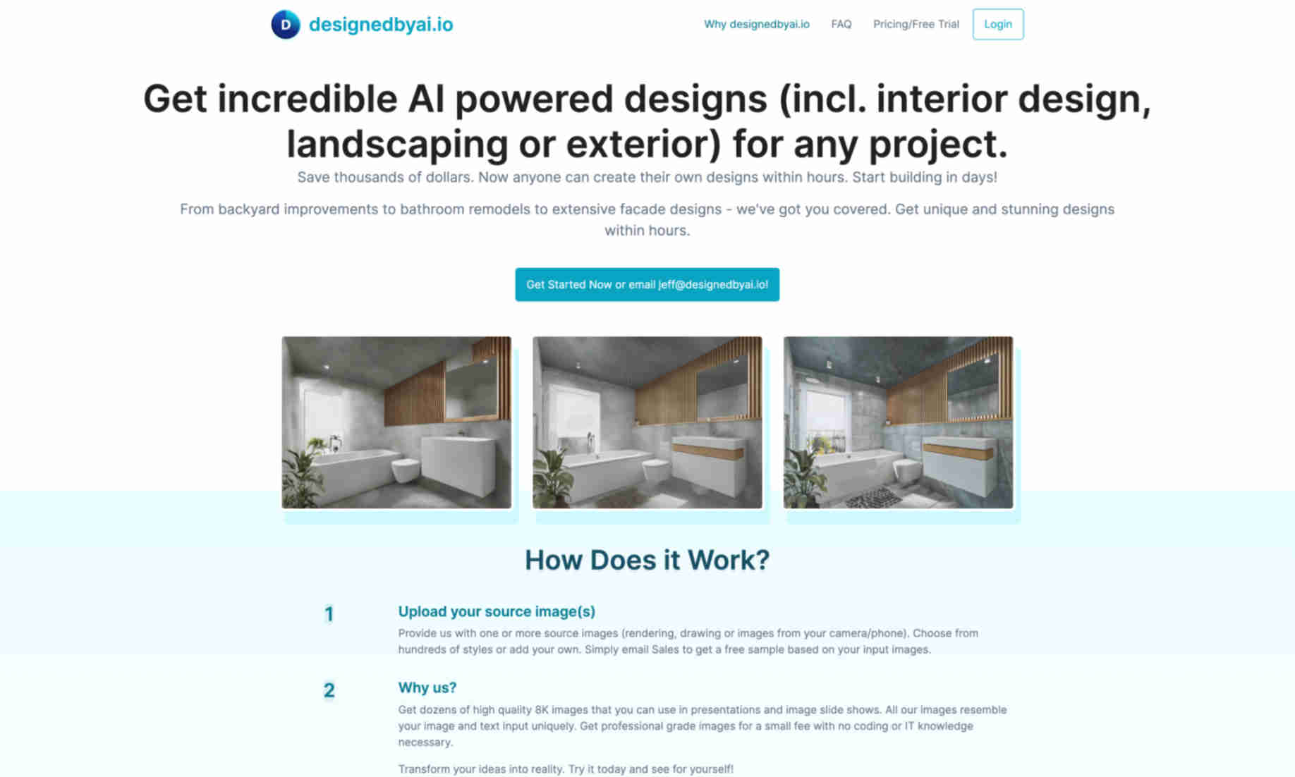 Designedbyai.io Homepage