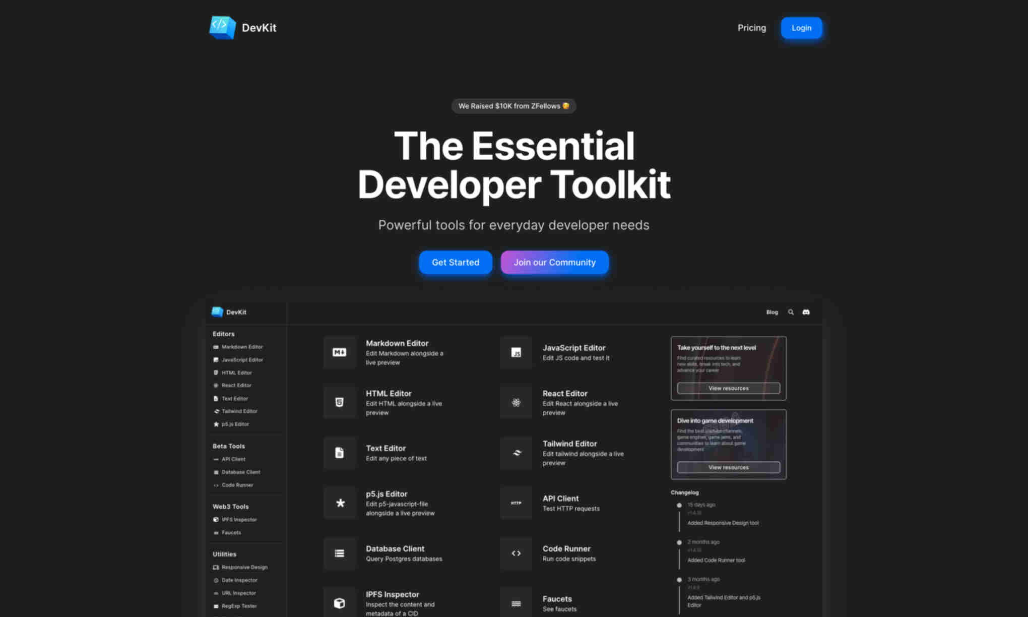 DevKit Homepage