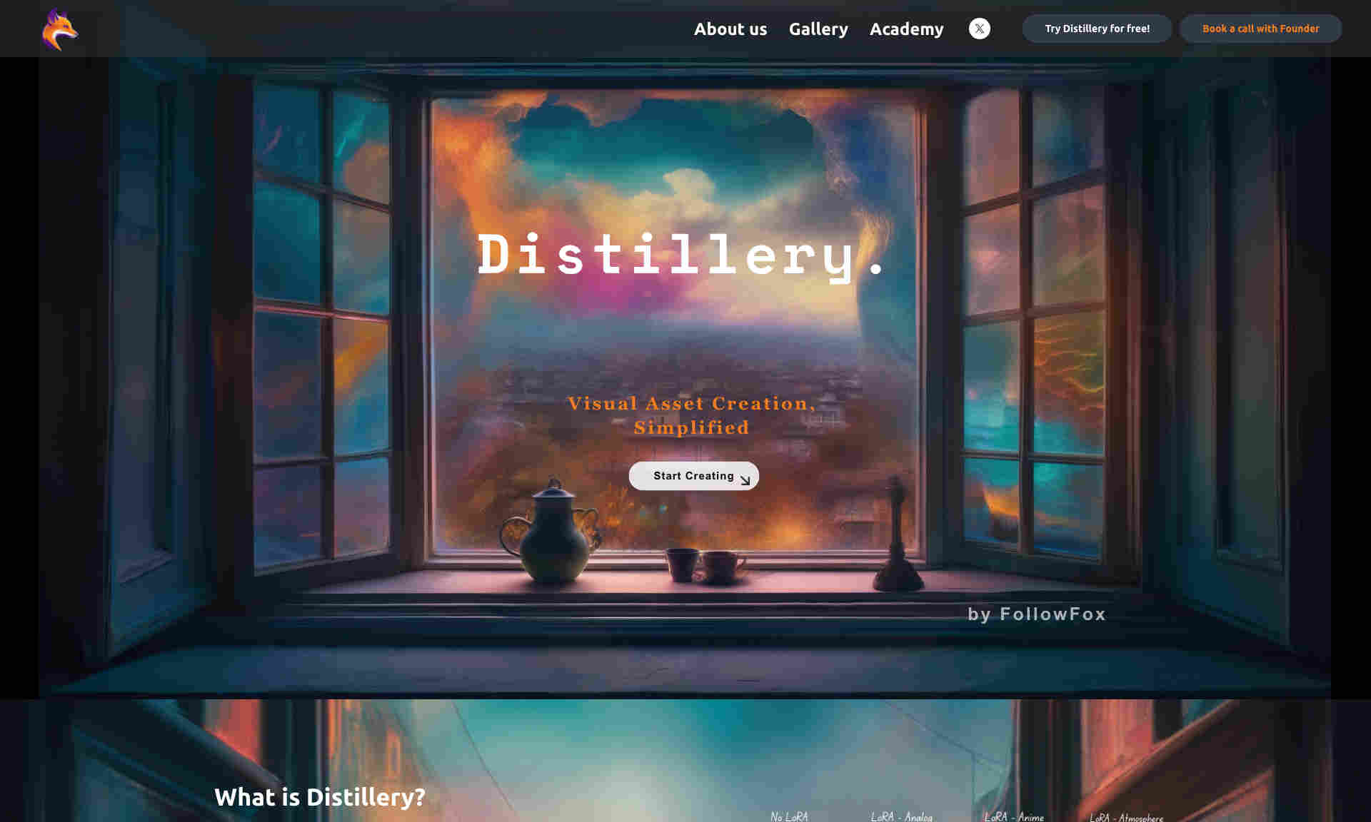 Distillery Homepage