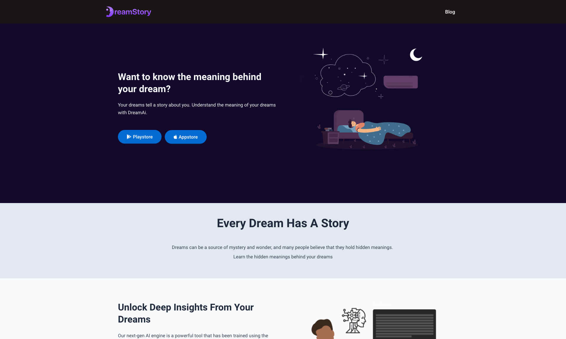 DreamStory Homepage