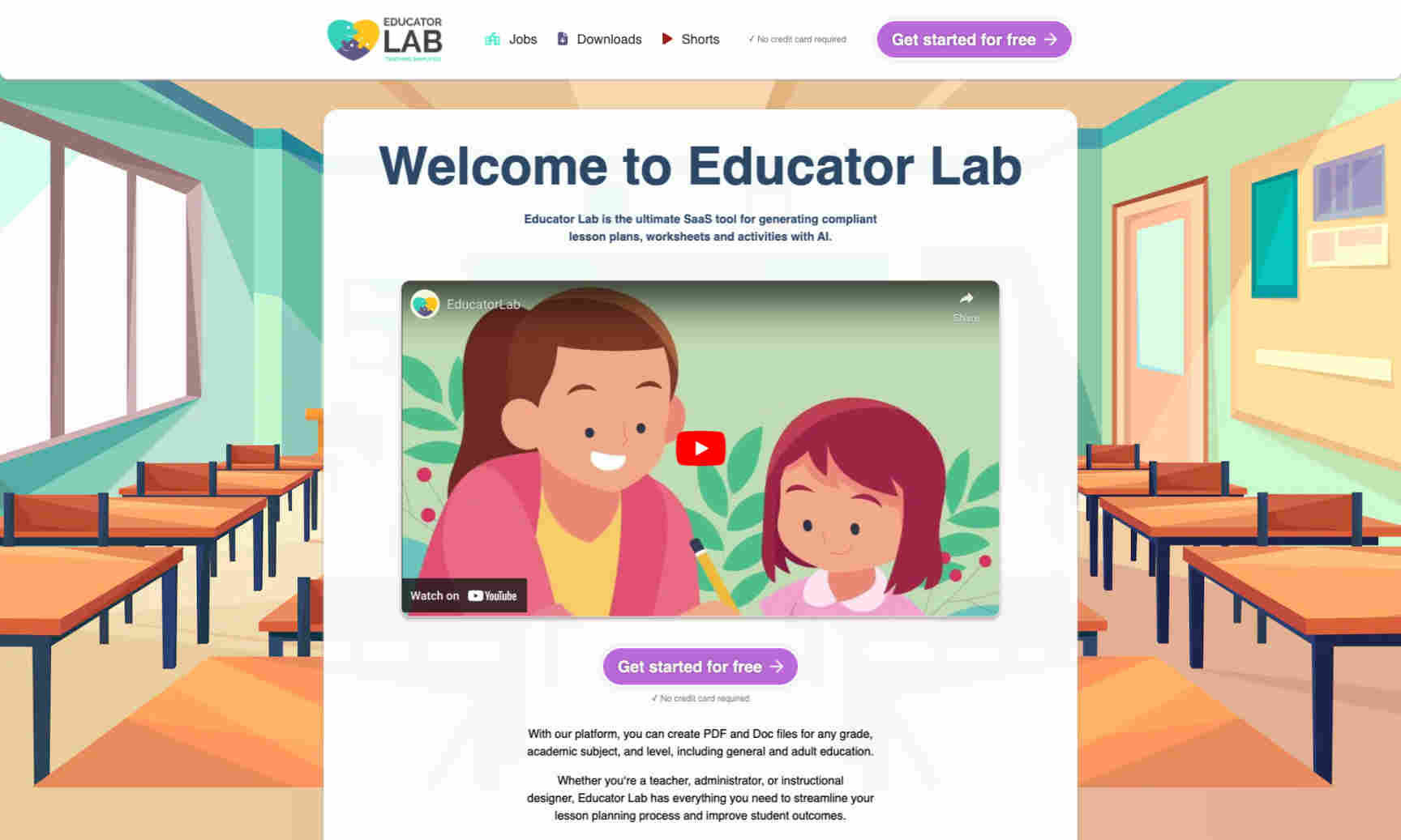 Educator Lab Homepage