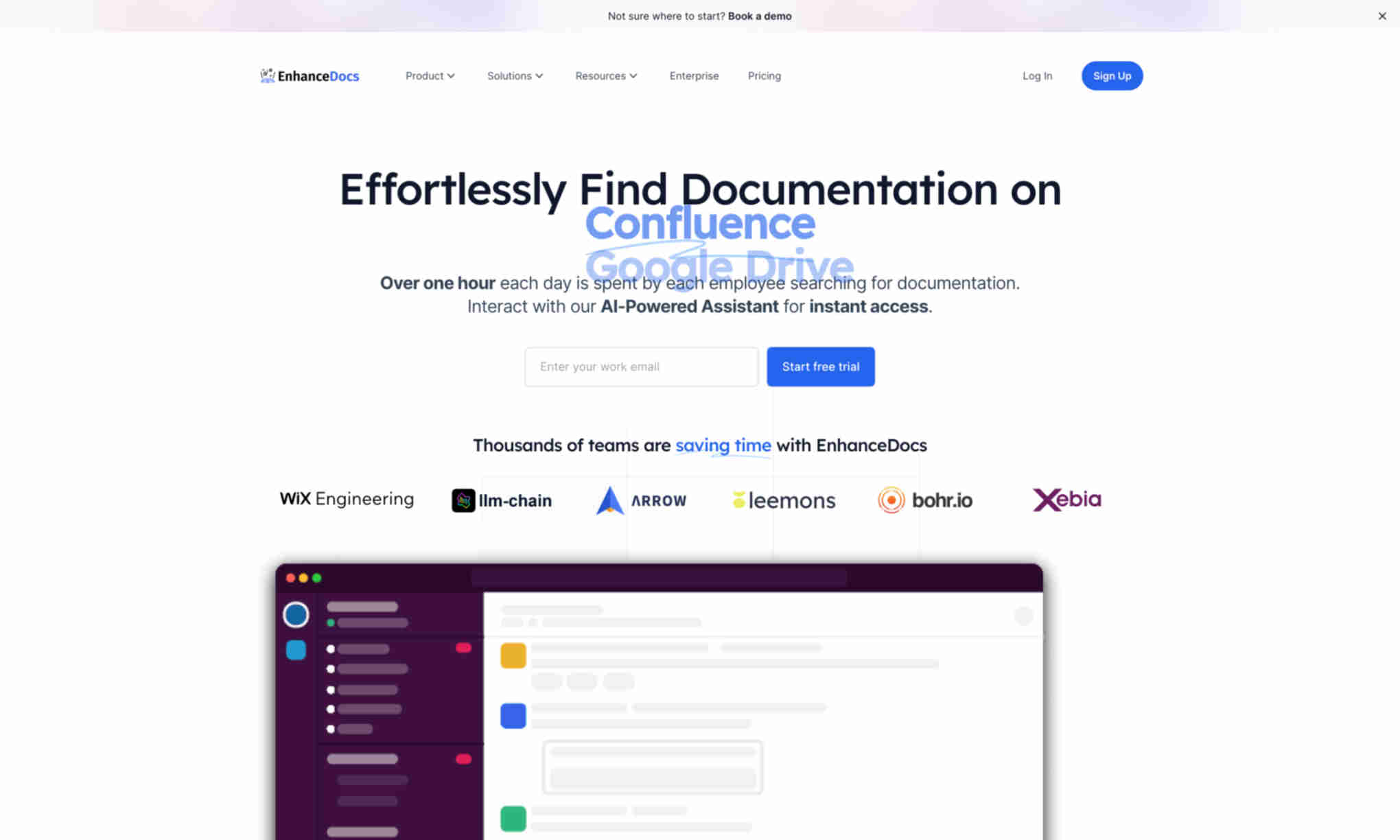 EnhanceDocs Homepage