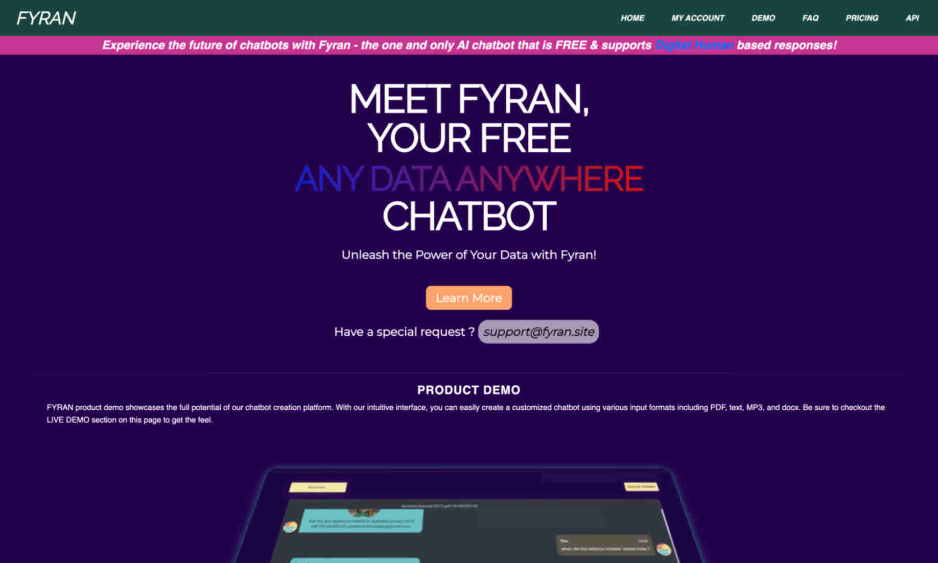 FYRAN Homepage