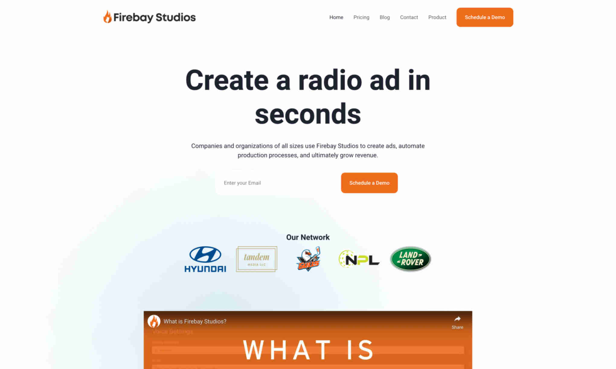 Firebay Studios Homepage