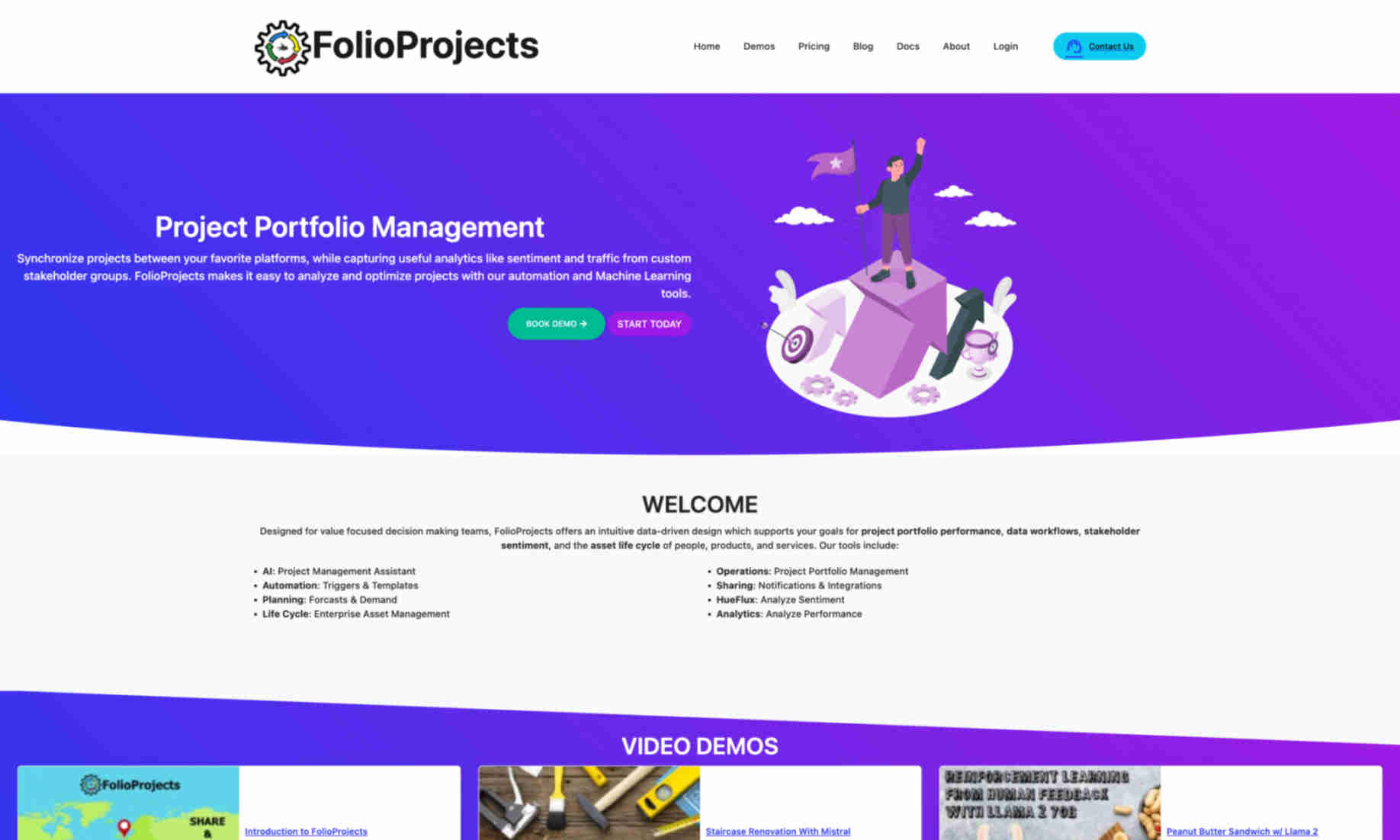 FolioProjects Homepage