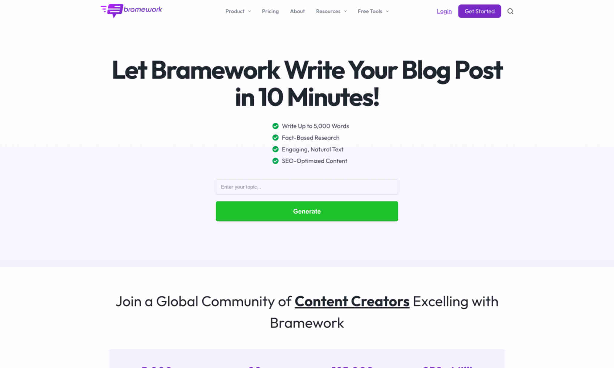 Framework Homepage