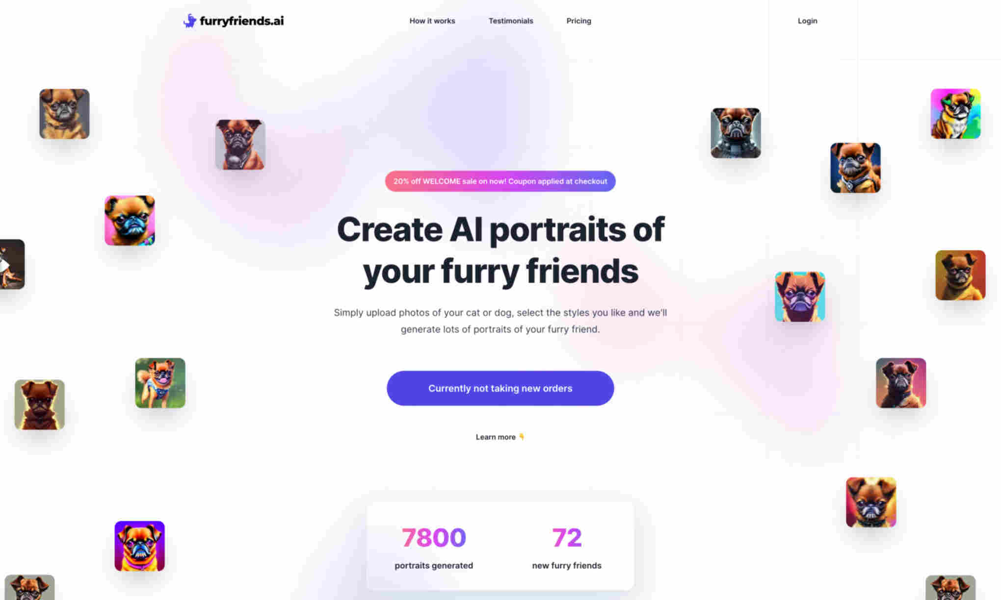 FurryFriends.AI Homepage