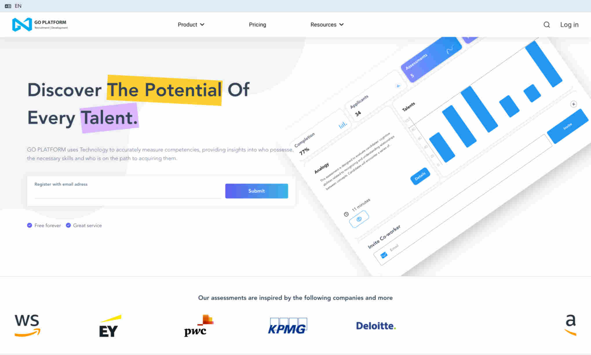 GO PLATFORM Homepage