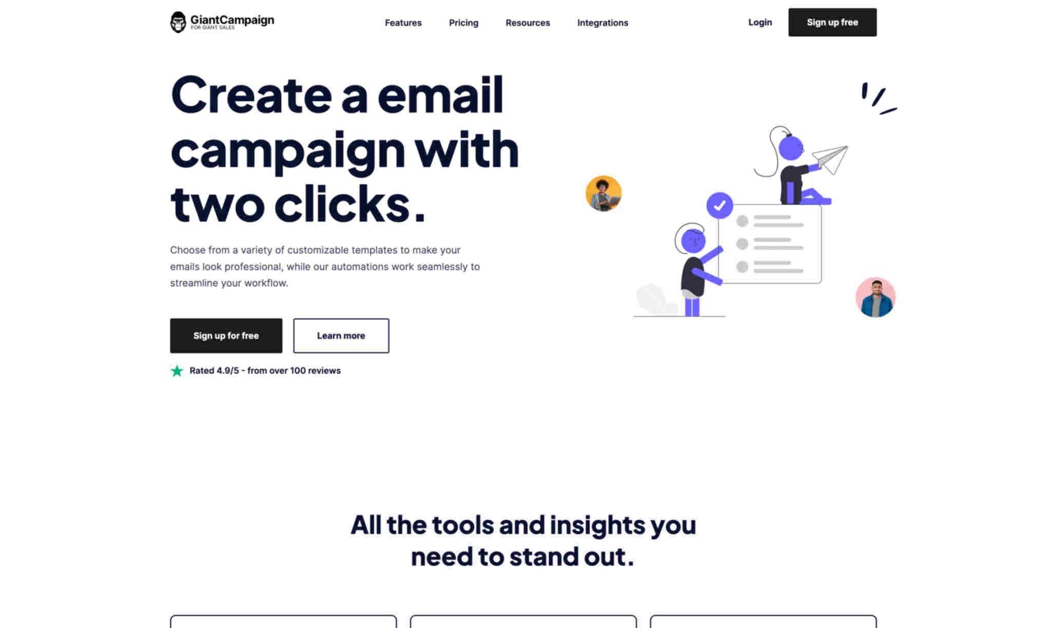 GiantCampaign Homepage