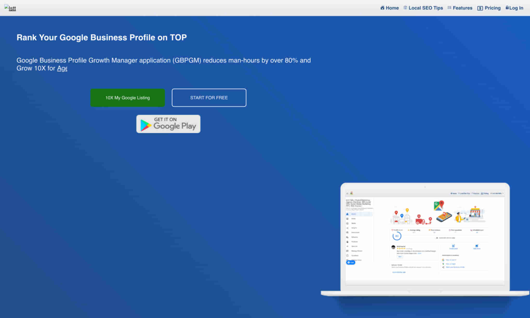 Google Business Profile Growth Manager (GBPGM) Homepage