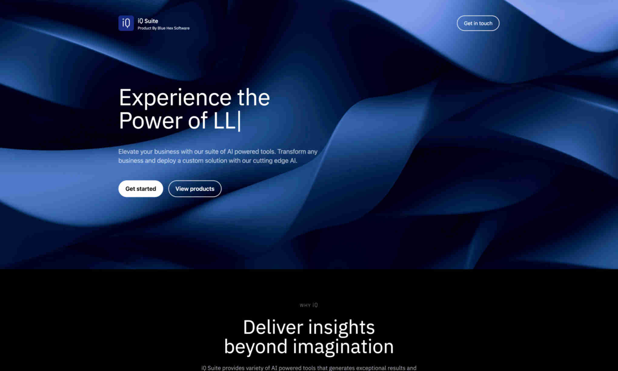 IQ Suite Homepage