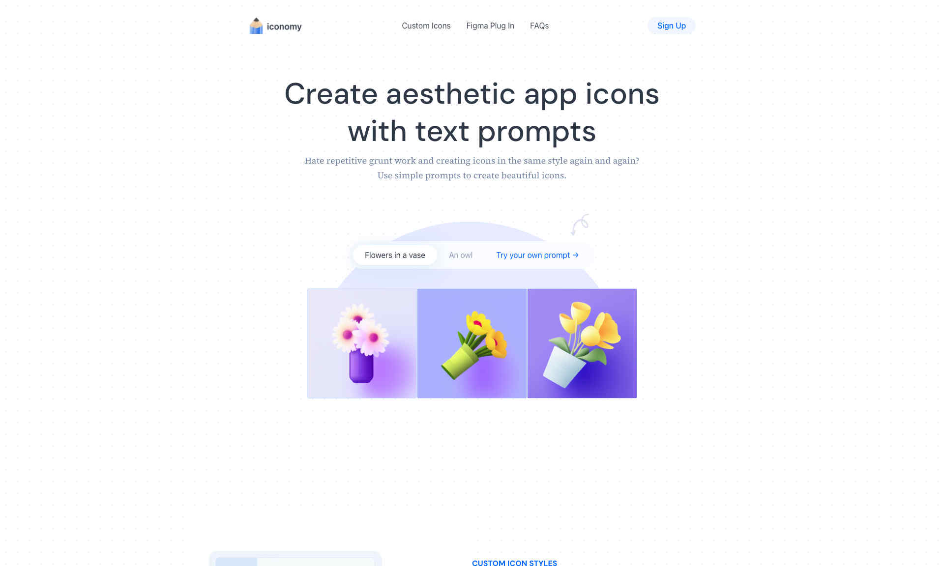 Iconomy Homepage