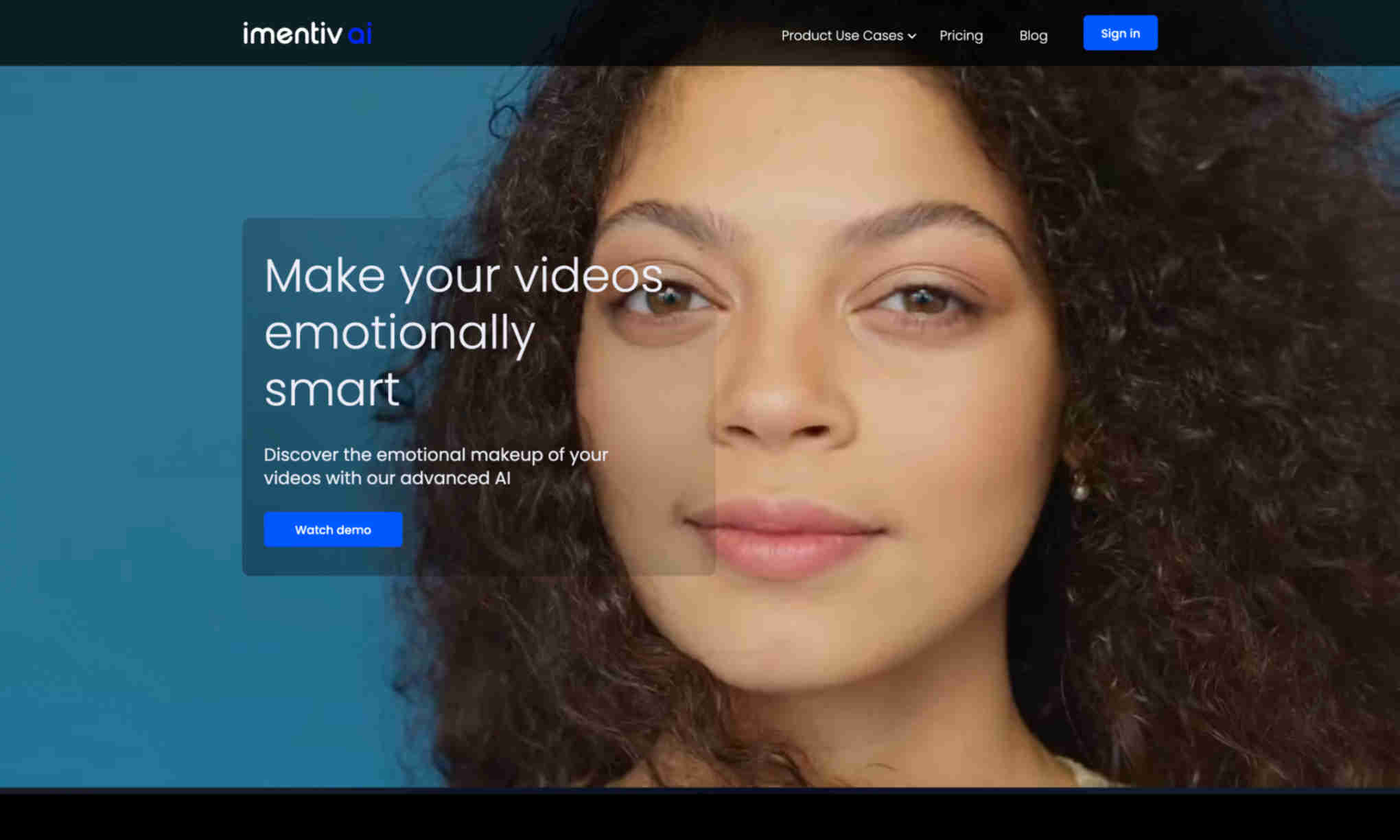 Imentiv AI Homepage