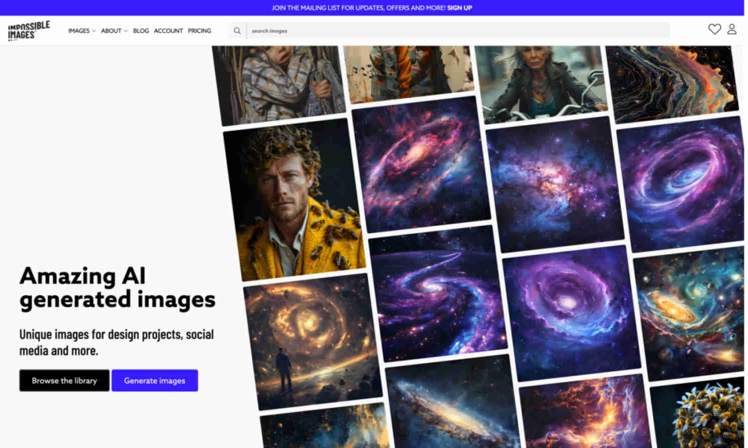 Impossible Images Homepage