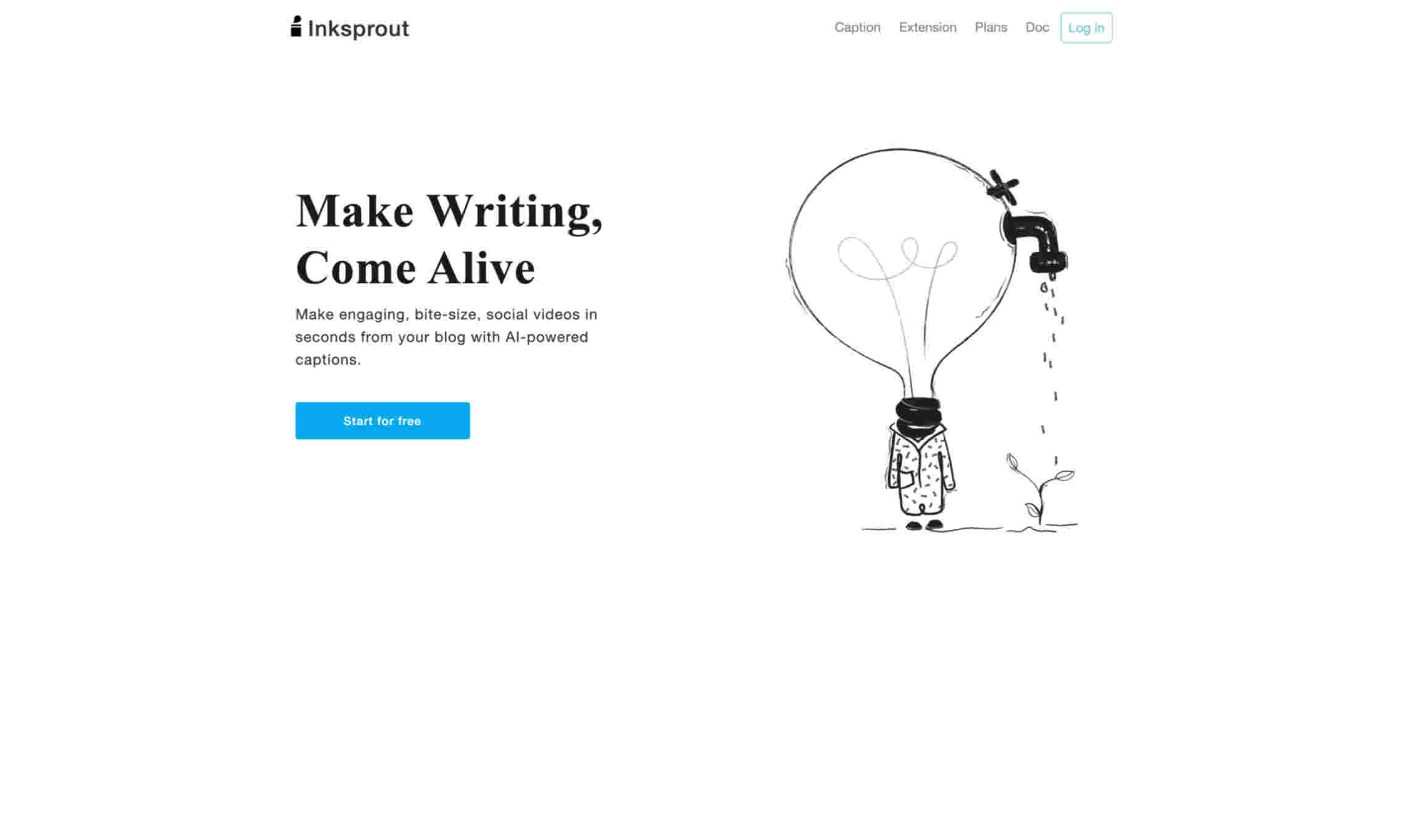 Inksprout Homepage