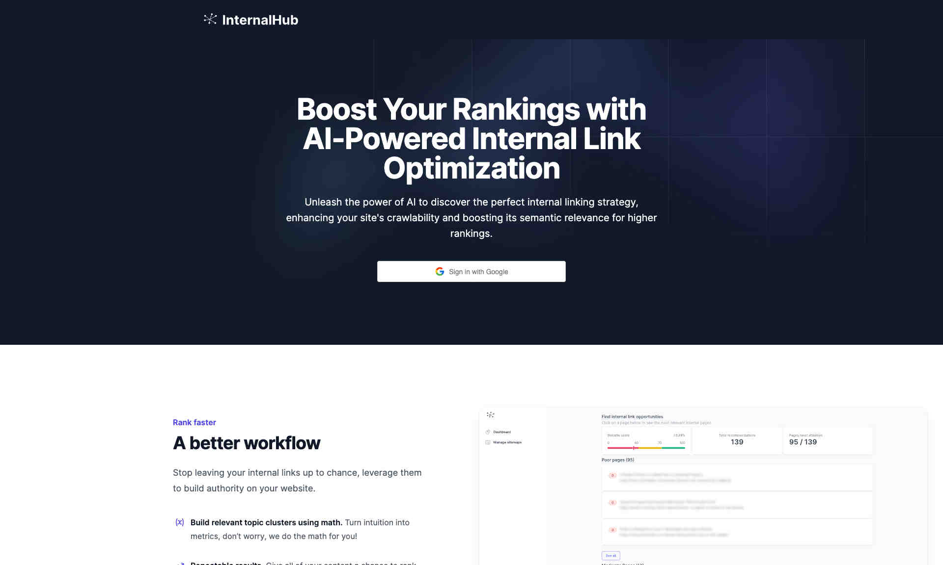 InternalHub Homepage