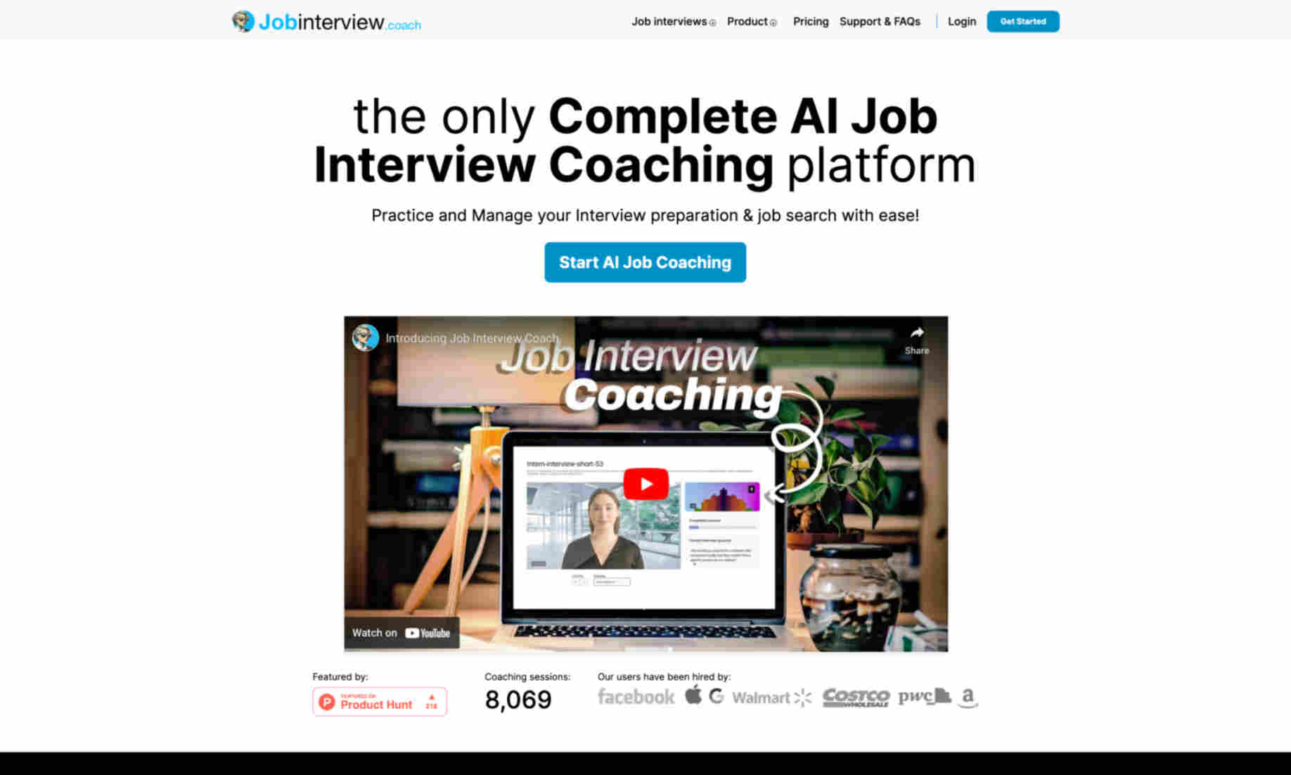 JobInterviewCoach Homepage