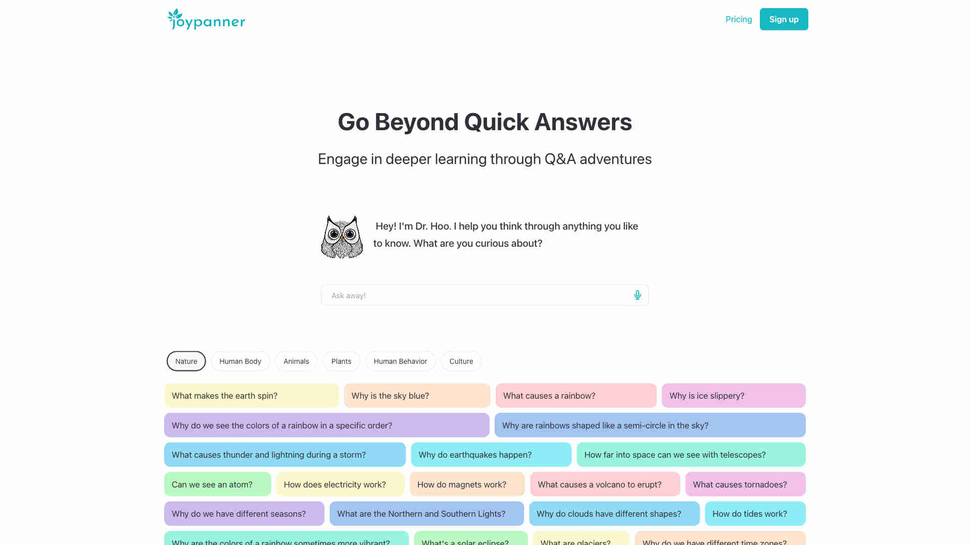 Joypanner Homepage