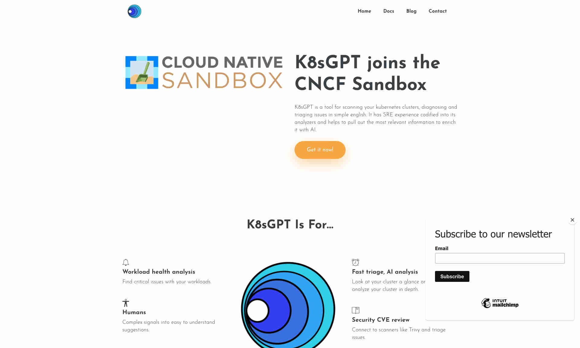 K8sGPT Homepage