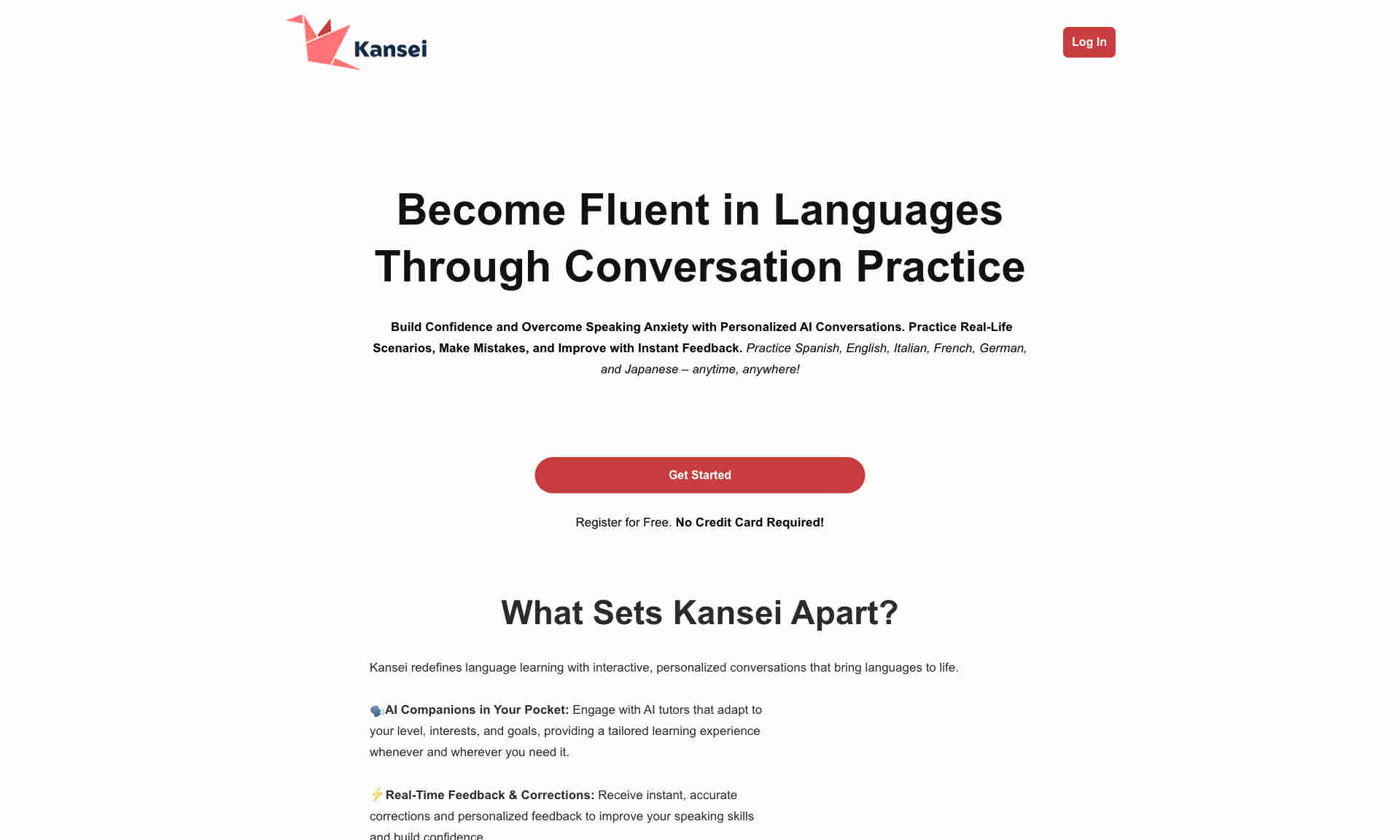 Kansei Homepage