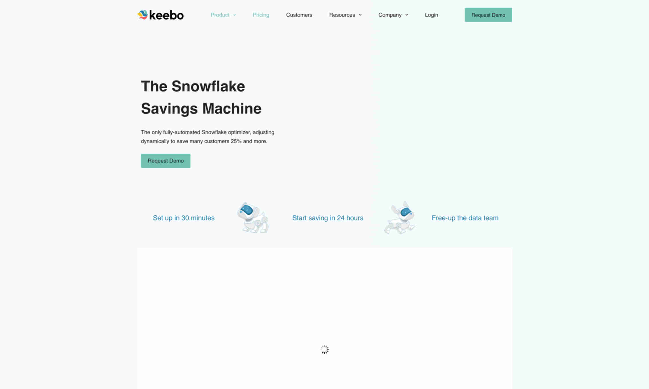 Keebo Homepage